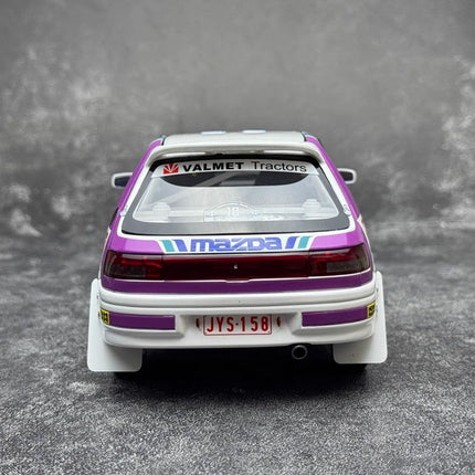 Otto Mazda 323 GTX Group A #10 1991 White 1:18 Resin Model Car - detailed die-cast style model