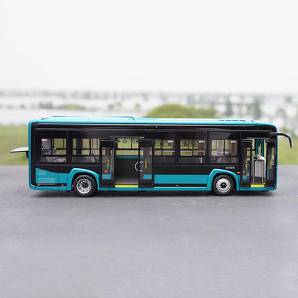 Original Manufacturer King Long XMQ6105G Bus with Lights 1:38 Diecast Model Bus - collector edition scale model