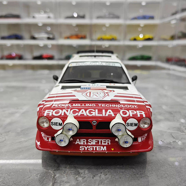 Otto Lancia Delta S4 No.11 Livery 1:18 Resin Model Car - studio product photo of the scale model