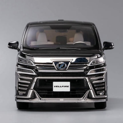 KengFai Toyota Vellfire 2021 Black 1:18 Diecast Model Car - premium collector scale model