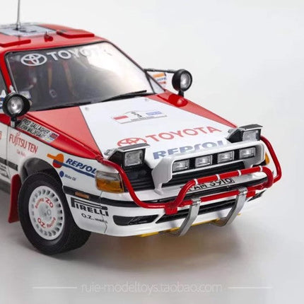 Kyosho Toyota Celica GT-Four ST185 Rally 1990 Safari 1:18 Diecast Model Car - scale model for display