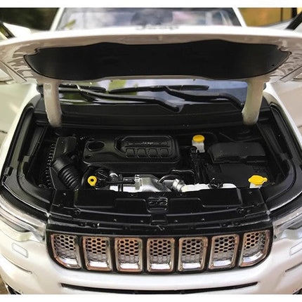 YX Car Model Jeep Grand Commander Blue 1:18 Diecast Model Car - model display piece for collectors