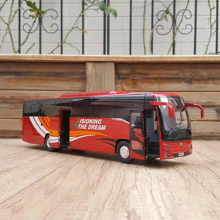 OEM Higer V12 Bus Red 1:42 Diecast Model Bus - detailed die-cast style model
