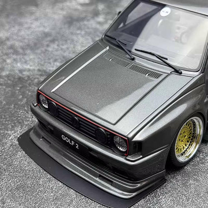Otto Volkswagen Golf II GTI Gray OT476 1:18 Resin Model Car - premium collector scale model