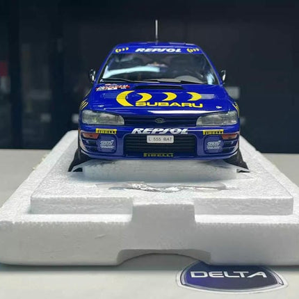 Kyosho Subaru Impreza Full-Open 1:18 Diecast Model Car - hand-finished display model
