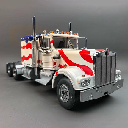 Road Kings Kenworth W900 American Heavy Truck Tractor Head 1:18 Diecast Model Truck - detailed collector display model