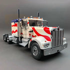 Road Kings Kenworth W900 American Heavy Truck Tractor Head 1:18 Diecast Model Truck - detailed collector display model