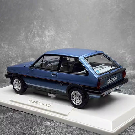 Norev Ford Fiesta XR2 1981 Blue Sealed Body 1:18 Diecast Model Car - showroom-quality model replica