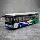 Zhongtong Bus Holding Co., Ltd. Zhongtong N12 (LCK6126EVGRA1) Qingdao Bus 1:43 Diecast Model Bus - detailed collector display