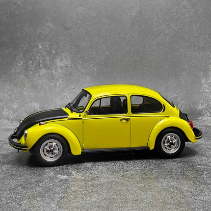 Norev Volkswagen Beetle 1303 Cabriolet Yellow 1:18 Diecast Model Car - fine detailed model replica