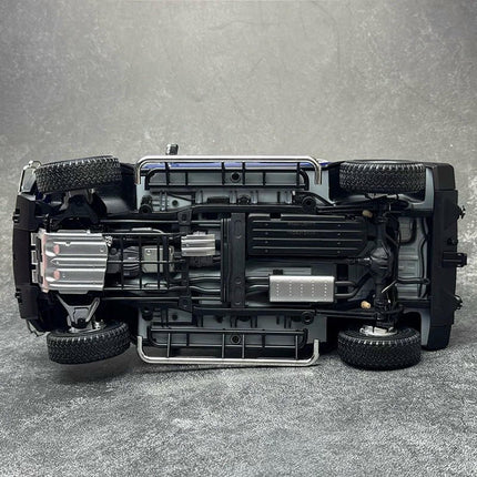 Highway 61 Hummer H2 Blue 1:18 Diecast Model Car - premium scale model collectible