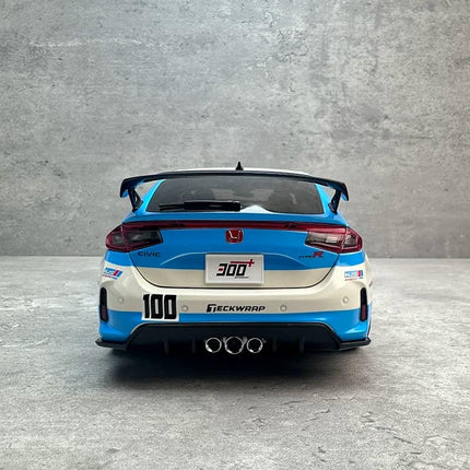 Motorhelix MH Honda Civic Type R FL5 Blue 1:18 Diecast Model Car - collector edition scale model