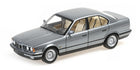 1:18 scale grey BMW diecast model car with detailed interior on white background