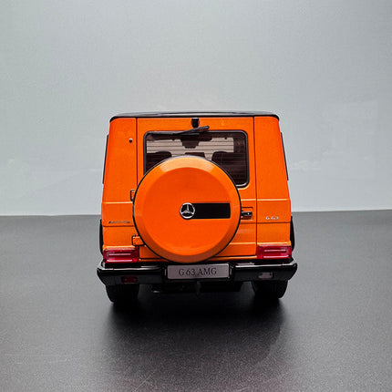 Almost Real Mercedes-Benz G63 2017 Orange 1:18 Diecast Model Car - showroom-quality model replica