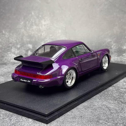 Solido Porsche 911 (964) Turbo 1990 1:18 Diecast Model Car - fine detailed model replica