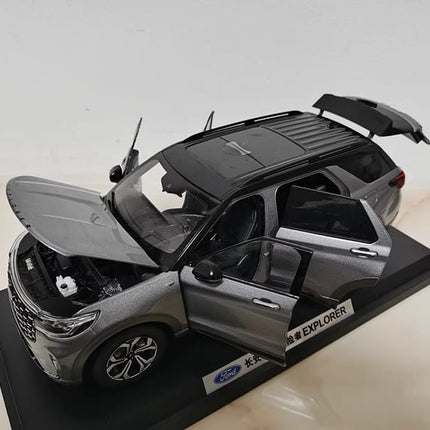 Changan Ford Explorer 2023 Gray 1:18 Diecast Model Car - detailed die-cast style model