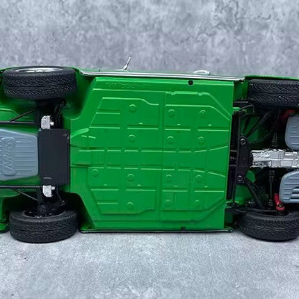 Schuco Porsche 911 S Coupe Green 1:18 Diecast Model Car - detailed die-cast style model