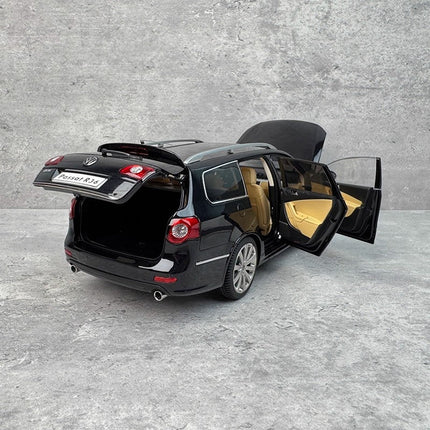 NZG Volkswagen Passat R36 Black 1:18 Diecast Model Car - showroom-quality model replica