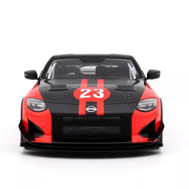 Otto Nissan Z GT4 SEMA 2022 Modified Red 1:18 Resin Model Car - studio product photo of the scale model