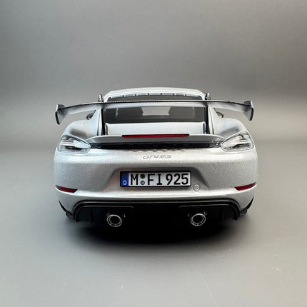 Norev Porsche 911 GT4 RS Silver 1:18 Diecast Model Car - collectible scale model car