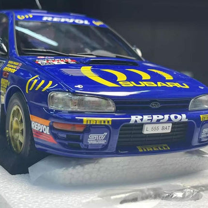 Kyosho Subaru Impreza Full-Open 1:18 Diecast Model Car - scale model for display
