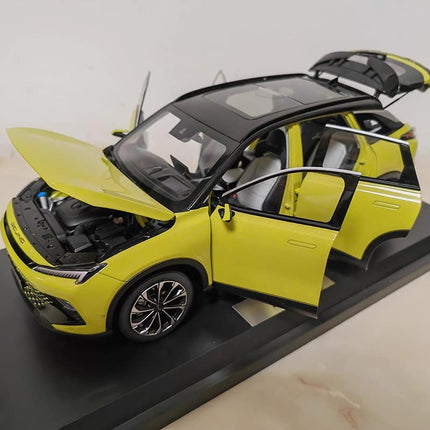 Original Factory Model Original Factory Beijing Magic Cube Yellow 1:18 Diecast Model Car - premium collector scale model