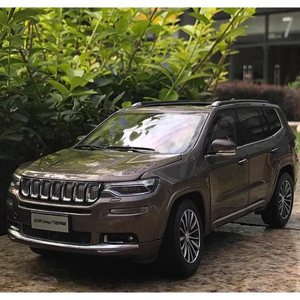YX Car Model Jeep Grand Commander Blue 1:18 Diecast Model Car - fine scale model replica