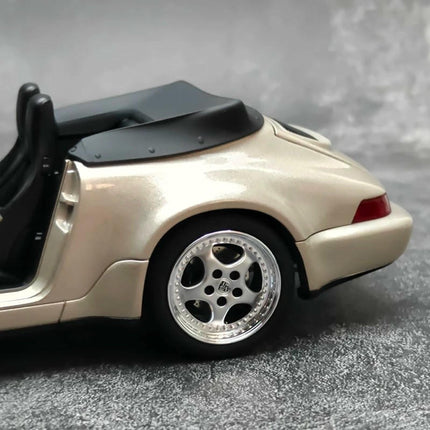 Norev Porsche 911 Carrera 2 Turbo 1992 Gold 1:18 Diecast Model Car - detailed model car replica
