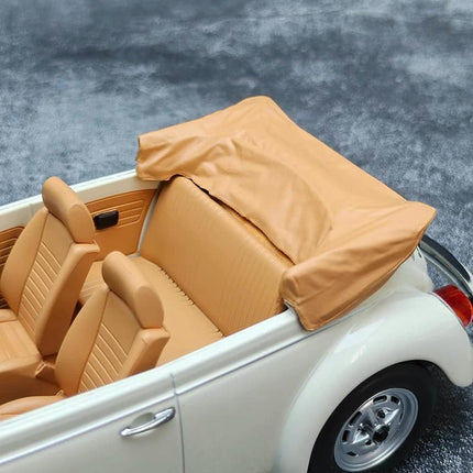 Norev Volkswagen Beetle 1303 Cabriolet Yellow 1:18 Diecast Model Car - hand-finished display model