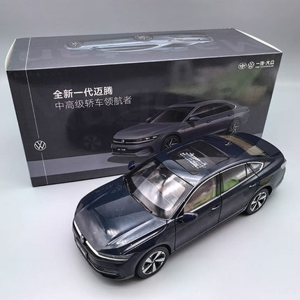 YX Car Model FAW-Volkswagen B9 Magotan 2024 Blue 1:18 Diecast Model Car - scale model collectible piece