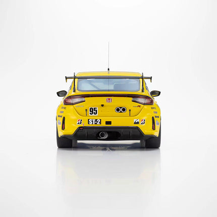 Kyosho Honda Civic Type R FL5 Spoon Edition Yellow Blue 1:18 Resin Model Car - detailed die-cast style model