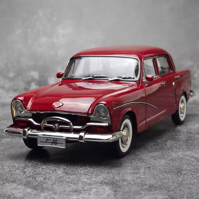 Original Factory Shanghai SH760 Classic Vintage Sedan 1:18 Diecast Model Car - detailed collector display model