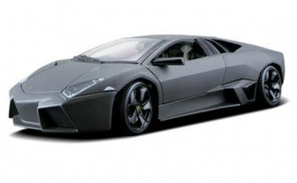1:18 scale grey diecast model sports car with detailed features and sleek design