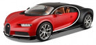 Red and black diecast model sports car, 1:18 scale, detailed exterior and wheels
