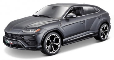 1:18 scale grey luxury SUV diecast model car with detailed wheels and sporty design