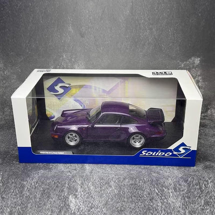 Solido Porsche 911 (964) Turbo 1990 1:18 Diecast Model Car - hand-finished display model