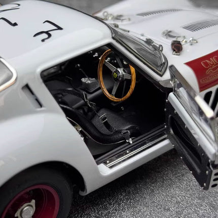 CMC Ferrari 250 GTO 30th Anniversary Signature Edition White M-288 1:18 Diecast Model Car - hand-finished display model