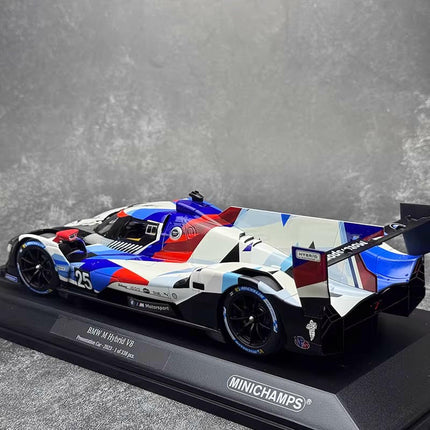 Minichamps BMW M Hybrid V8 LMDh 1:18 Diecast Model Car - collector display piece