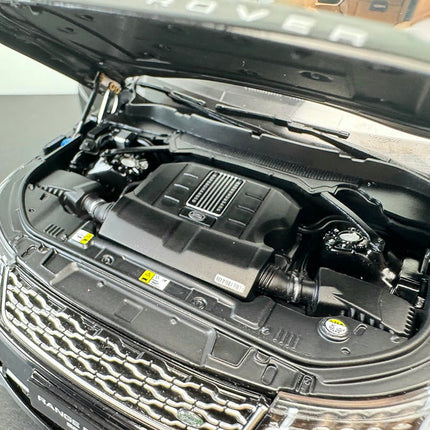 Whelart Land Rover Range Rover Sport Black 1:18 Diecast Model Car - scale model collectible piece