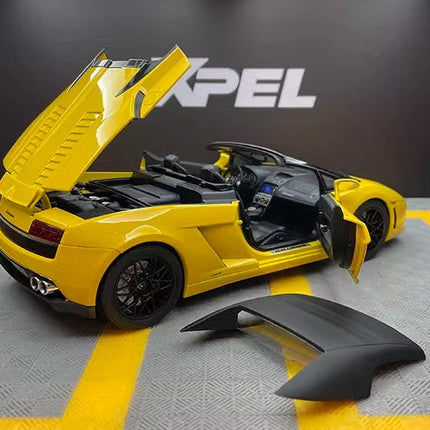 Norev Lamborghini Gallardo LP560-4 Spyder 2009 Black 1:18 Diecast Model Car - collector display piece