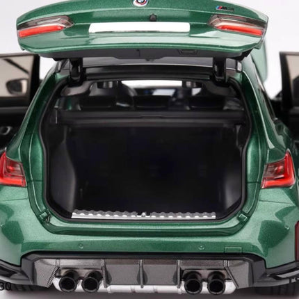 TSM BMW M3 Touring Metallic Green 1:18 Diecast Model Car - scale model for display