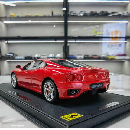 BBR Ferrari 360 Modena F1 Gearbox Red 1:18 Resin Model Car - premium collector scale model