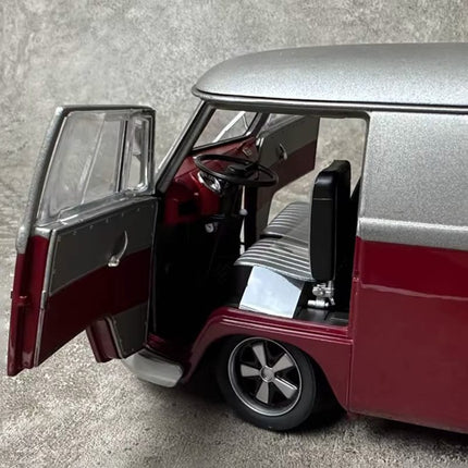 Schuco Volkswagen VW T1b Lowrider Bus Two-Tone 1:18 Diecast Model Bus - scale model collectible piece