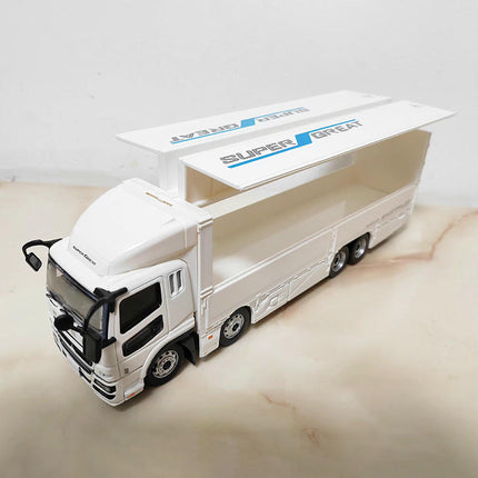Original Manufacturer Mitsubishi Fuso Supergreat Truck Openable Door 1:43 Diecast Model Truck - collector edition scale model