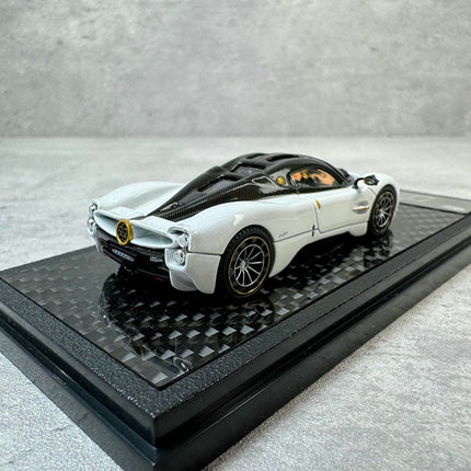LCD Model Pagani Utopia White 1:64 Diecast Model Car - fine detailed model replica