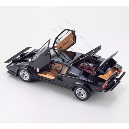 Kyosho Lamborghini Countach LP400 S Black 1:18 Diecast Model Car - premium collector scale model