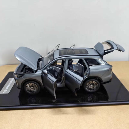 YX Car Model Chery Tiggo 8L SUV Grey 1:18 Diecast Model Car - collector edition scale model