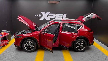 YX Car Model Mazda CX-5 2022 Red SUV 1:18 Diecast Model Car - detailed die-cast style model