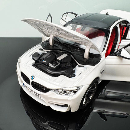 Norev BMW M3 F80 Blue 1:18 Diecast Model Car - scale model for display