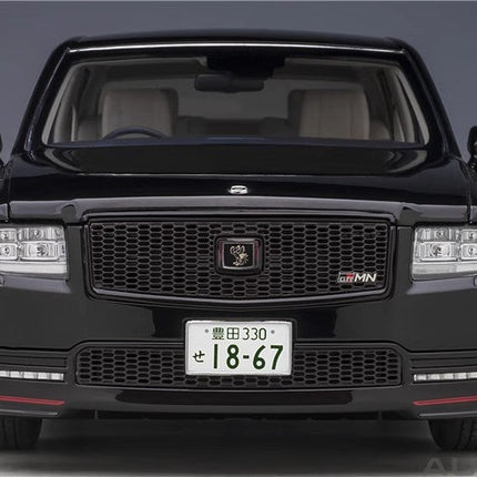 AutoArt Toyota Century GRMN Black 1:18 Diecast Model Car - fine detailed model replica
